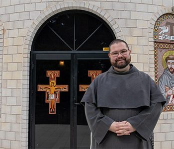 0529fonk-Br-Bernard-Fonkalsrud-OFM-Conv-at-the-Shrine-of-the-Holy-Innocents-in-Kellyville-ParramattaDiocese-Mary-Brazell